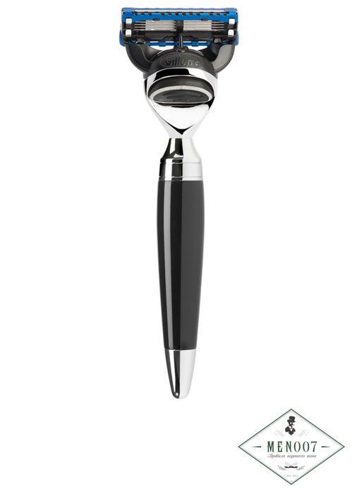 Бритва MUEHLE STYLO, Fusion, черная смола