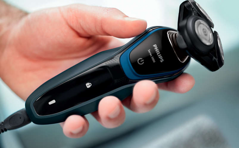 Электробритва PHILIPS Series 5000 S5100/06, черный и синий