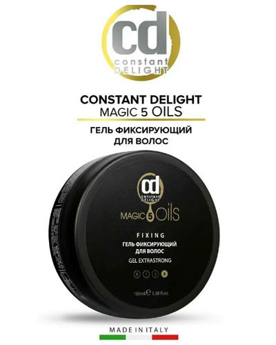 Гель MAGIC 5 OILS экстрасильной фиксации CONSTANT DELIGHT фиксирующий 100 мл