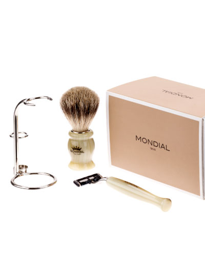 Бритвенный набор: станок, помазок, подставка MONDIAL MOON-PR-603-STK-NK-M3