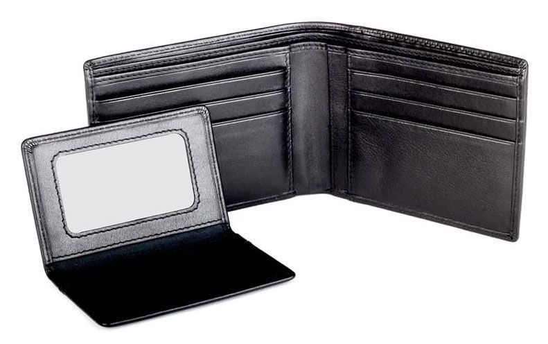 Кошелёк Cross Classic Century, кожа наппа, гладкая, чёрный, 12,5 х 2 х 9,5 см