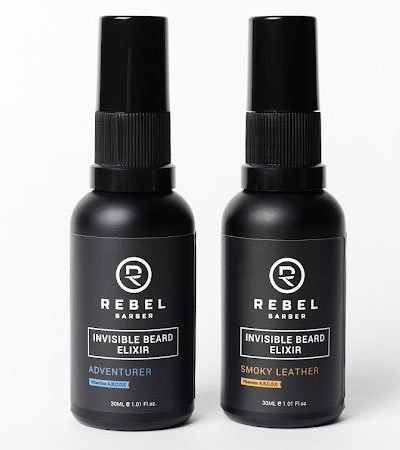 Премиальный эликсир для бороды REBEL BARBER Invisible beard elixir Smoky Leather 30 мл