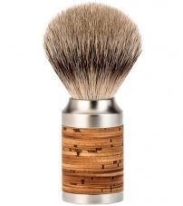 Помазок MUEHLE ROCCA, барсучий ворс высшей категории Silvertip, сталь, береста