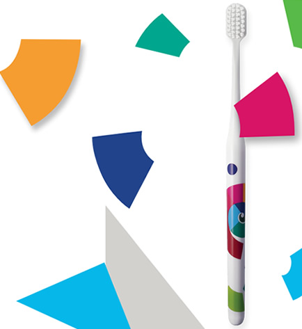 Зубная щетка Monrcarrote «Иттен» из коллекции «Абстракционистов» 12+