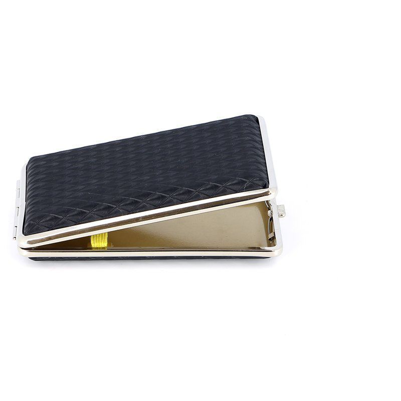 Портсигар черный с рисунком S.QUIRE 340023-82-2