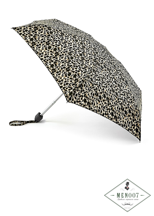 Суперлегкий женский зонт «Леопард», механика, Tiny, Fulton L501-3019
