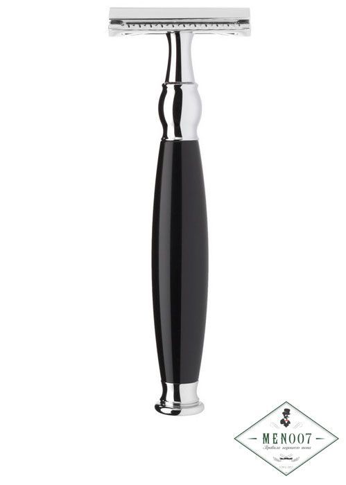 Т-образная бритва MUEHLE SOPHIST, африканское черное дерево