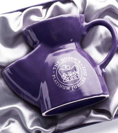 Лимитированная подарочная кружка для бритья Platinum Jubilee Shaving Mud Truefitt & Hill
