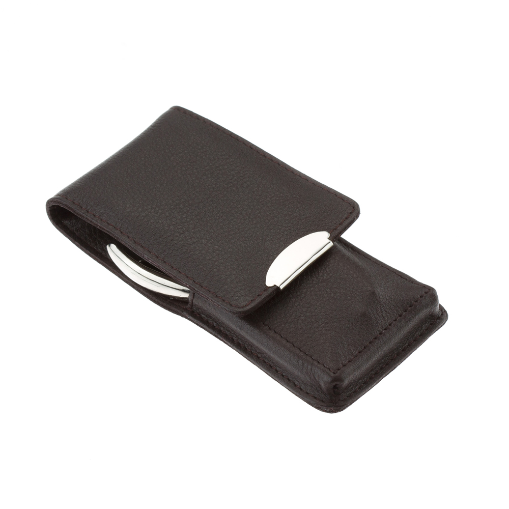 Маникюрный набор YES, 4 пр. 9231 Футляр: натуральная кожа, цвет коричневый 9231