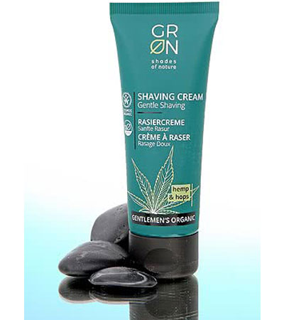 Органический крем для бритья GRN Gentlemen's из конопли и хмеля -75мл.