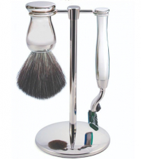 Набор для бритья Хром Mach 3 Edwin Jagger S21M729CR Mach 3