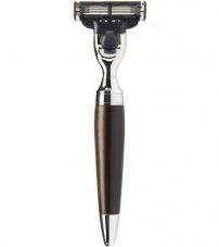 Бритва MUEHLE STYLO, Mach3, африканское черное дерево
