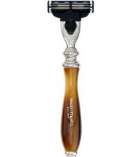 Станок для бритья Truefitt & Hill Wellington Mach-3 (Рог с хромом)