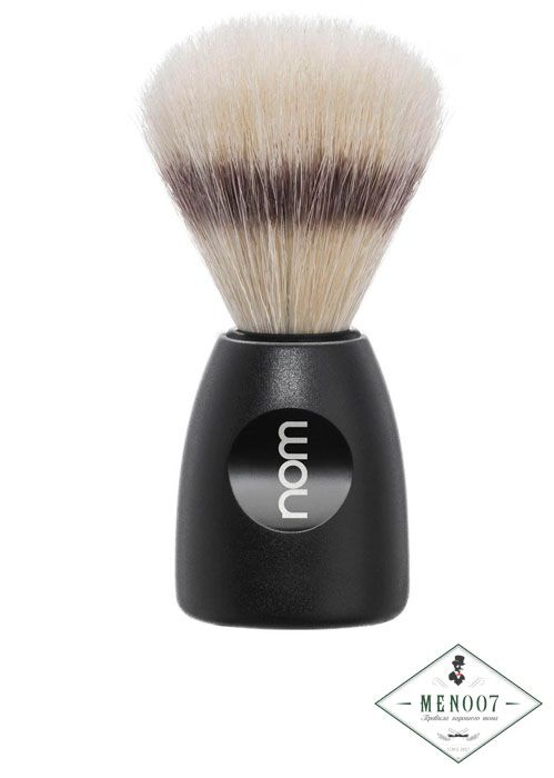 Помазок NOM, щетина кабана, черный пластик