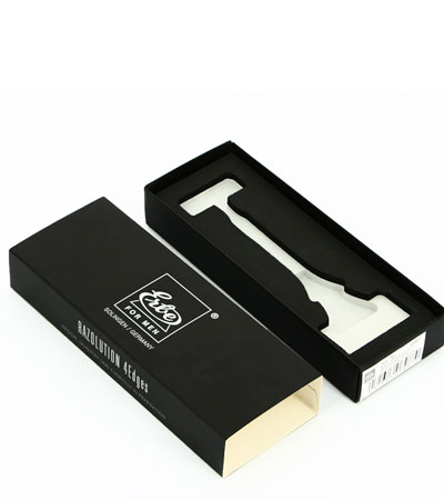 Станок для бритья Erbe с двумя лезвиями, ручка- высококачественная нержавеющая сталь, цвет: хром