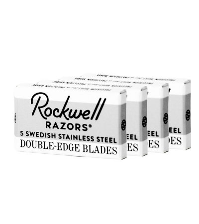Блок сменных лезвий ROCKWELL DOUBLE-EDGE RAZOR BLADES 100 ШТ