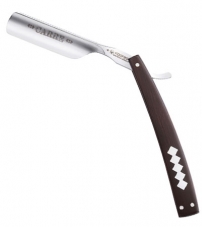 Опасная бритва DOVO 66811 ручка - эбеновое дерево с перламутровой вставкой, 6/8",1/1