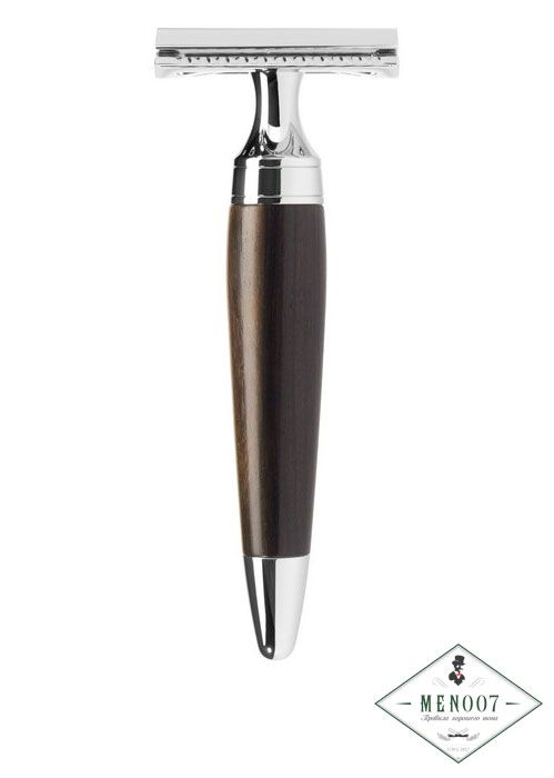 Т-образная бритва MUEHLE STYLO, африканское черное дерево