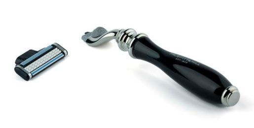 Станок для бритья Truefitt & Hill Mach-3 (Эбонит с хромом, Wellington)