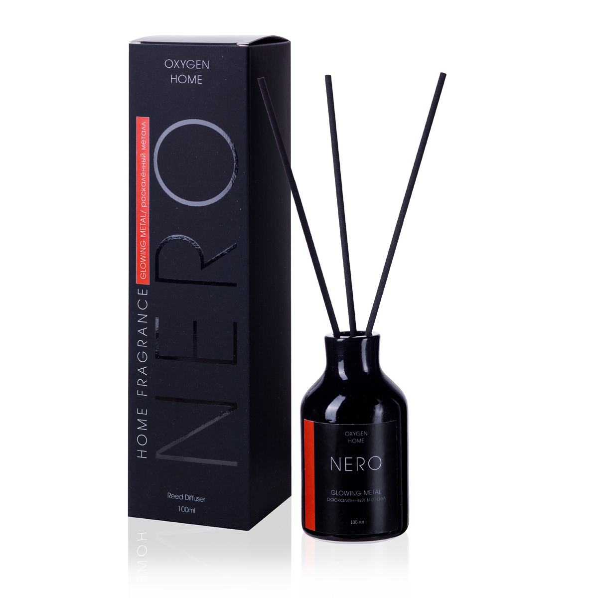 Ароматический диффузор Oxygen Home NERO Раскаленный металл