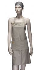 Фартук мастера DEWAL для стрижки, хлопок,бежевый, 83х80см