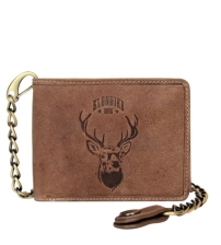 Бумажник с металлической цепочкой «Harry Deer» KLONDIKE 1896 KD1015-02