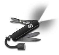 Нож-брелок VICTORINOX Signature Lite Onyx Black, 58 мм, 8 функций, чёрный, в подарочной коробке