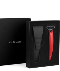 Набор Bolin Webb R1, бритва R1-S красная, дорожный чехол