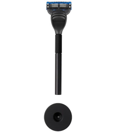 Набор Bolin Webb Generation, бритва матовая черная, подставка матовая черная