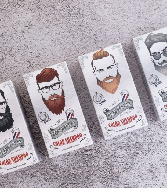 Русый шампунь для окрашивания Beardburys (Lt.Brown) -75мл