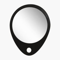 Зеркало заднего вида DEWAL BARBER STYLE, в черной оправе, 30,5х25см