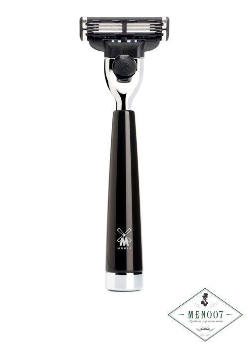 Бритва MUEHLE LISCIO, Mach3, черная смола