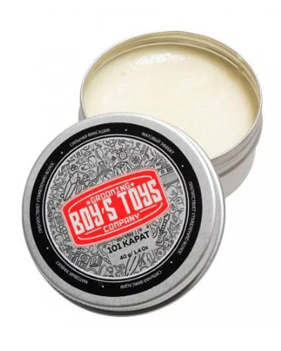 Паста для укладки волос высокой фиксации с низким уровнем блеска Boy's Toys 101 карат, 40 мл