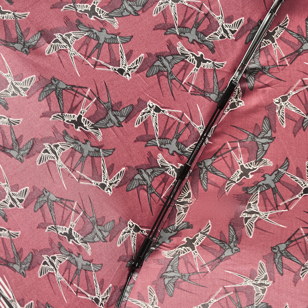 Зонт женский автомат Henry Backer Q2103 Swallow (Ласточки)