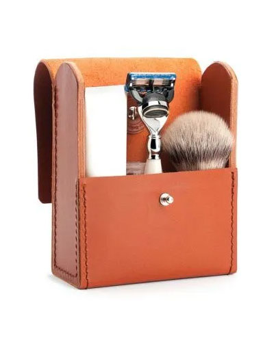 Дорожный чехол MUEHLE, коричневая кожа, без предметов