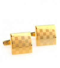 Запонки золото Spikes