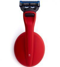 Набор Bolin Webb X1, бритва X1 матовая красная, подставка матовая красная