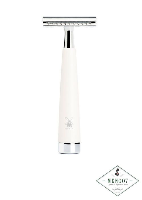 Т-образная бритва MUEHLE LISCIO, белая смола