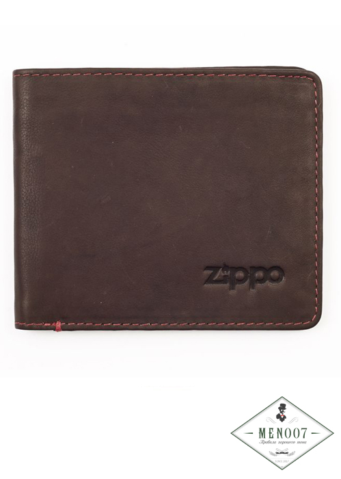 Горизонтальное кожаное портмоне ZIPPO