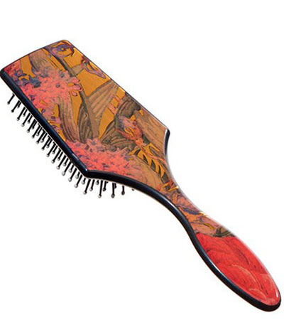 Щётка для волос 9-рядная средняя Kent Style Floral
