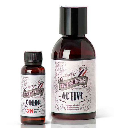 Черный шампунь для окрашивания бороды и волос Beardburys (BLACK) -75мл