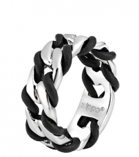 Кольцо из стали и кожи (19,1 мм) ZIPPO