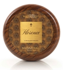 Крем для бритья в деревянной чаше MONDIAL FLORENCE LUXURY SHAVING CREAM TRADITIONAL, -140 мл