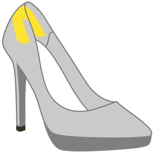 Пяткоудерживатели TARRAGO Heel Hold Gel безразмерные.