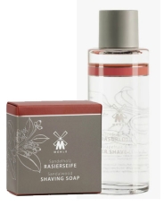 Подарочный набор для бритья MUEHLE, Мыло+Лосьон (Сандал)