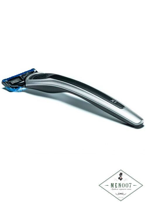 Бритва Bolin Webb X1, серебристая, черный акцент, Gillette Fusion
