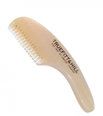 МУЖСКАЯ РАСЧЕСКА ДЛЯ УСОВ Truefitt & Hill  РОГ. 9 см.