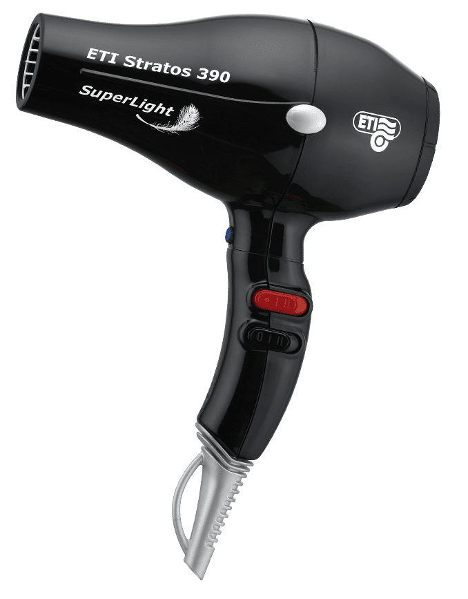 Профессиональный фен ETI Stratos 390 Superlight Черный