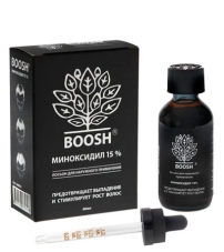 Лосьон для роста волос и бороды BOOSH Minox + 15% -60мл.