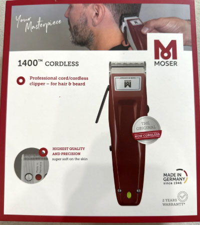 Машинка для стрижки Moser 1430-0050 Cordless, красная